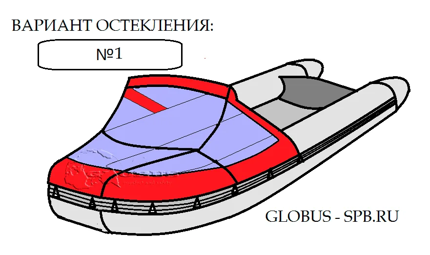 носовой тент остекление 1